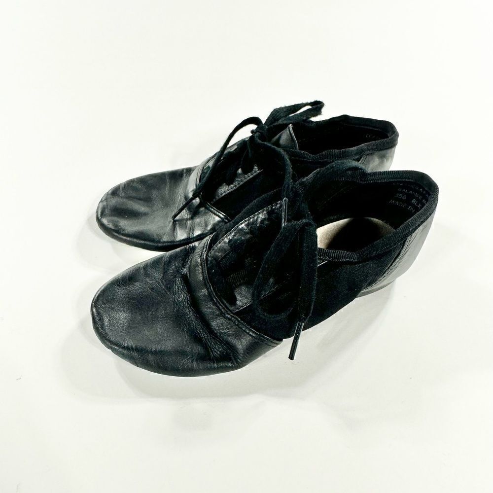 Capezio black jazz dance shoes 4